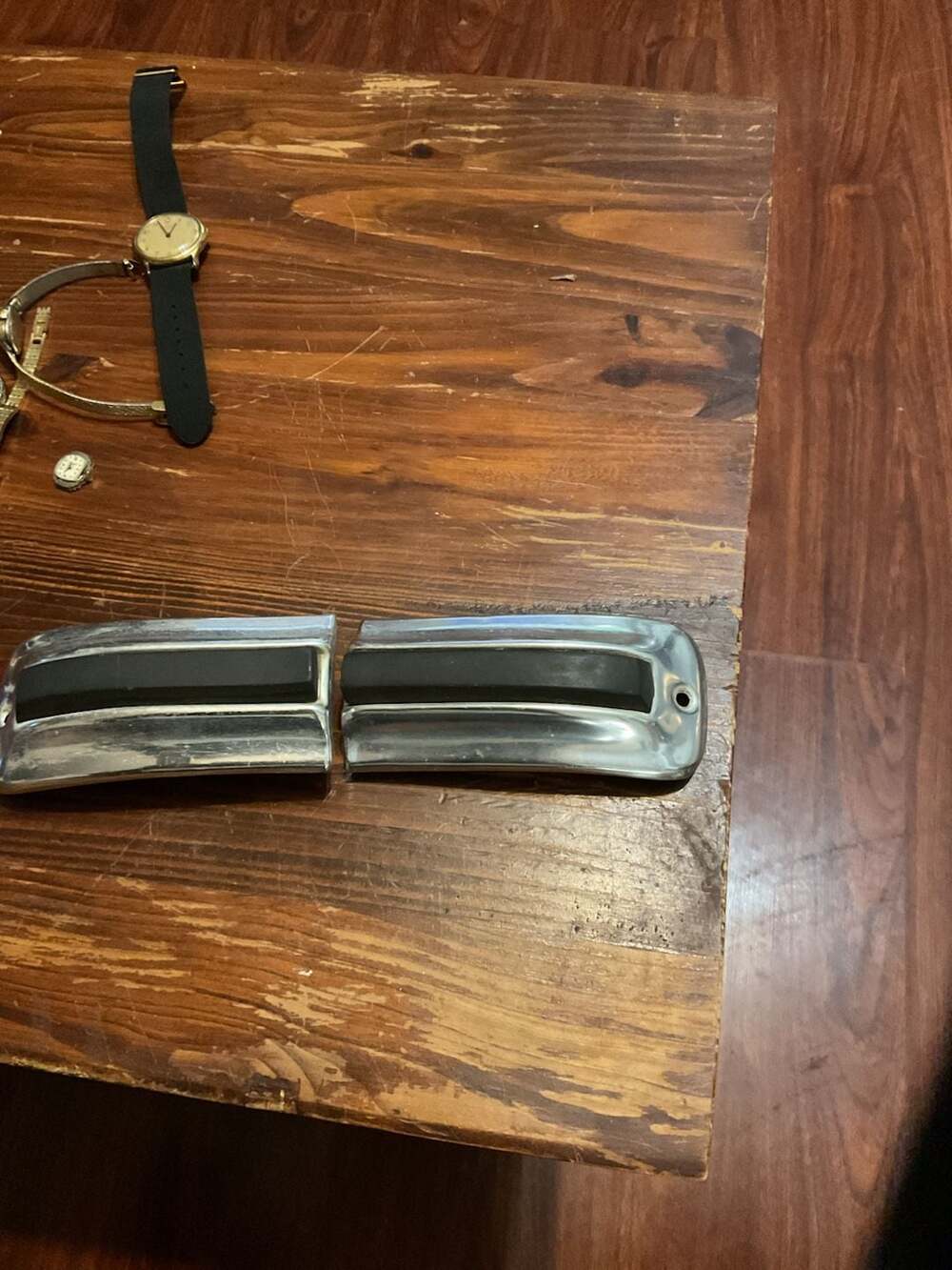 1973-1979 Ford F-Series Truck Cab Corner Molding Trim Set OEM
